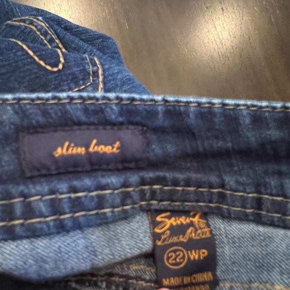 Seven Slim Cut Jeans 22 Petite - Picture 5 of 7